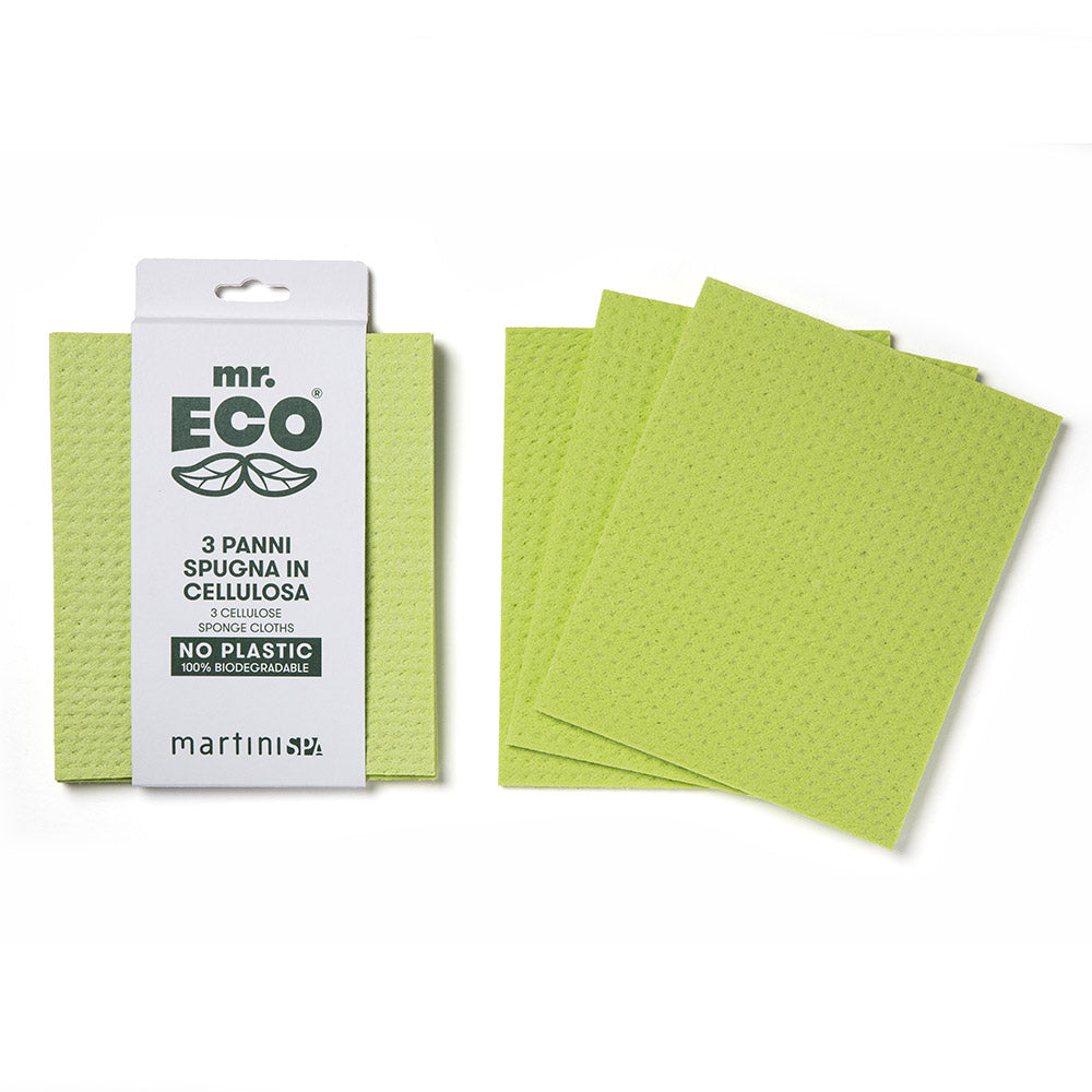 Mr Eco Absorbent Cellulose Cloths Set-3 pieces