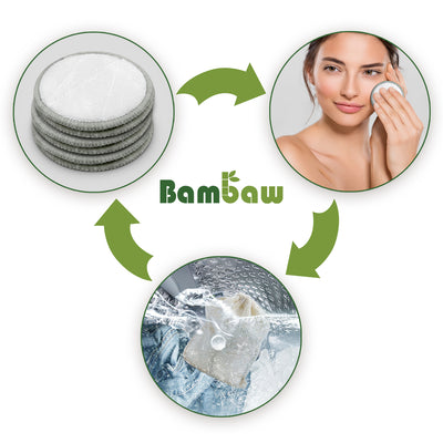 Bambaw Reusable Make Up Remover Pads -10 pcs