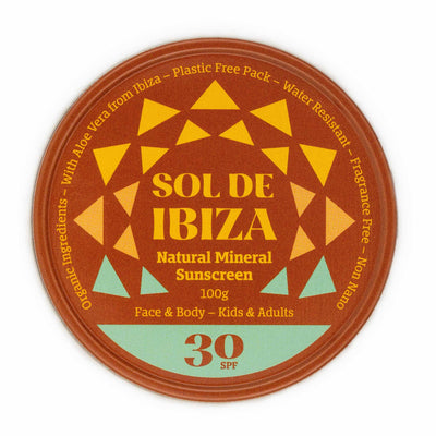 Sol De Ibiza Αντηλιακό για Πρόσωπο & Σώμα - SPF30 - 100gr