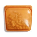 Stasher Reusable Silicone Bag - Orange