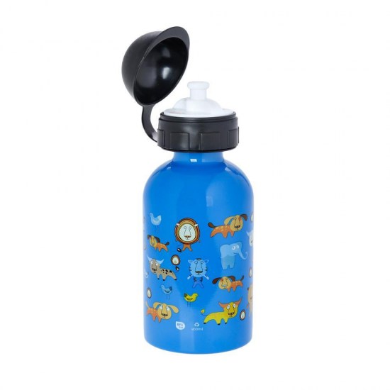 Ecolife Μεταλλικό Παιδικό Μπουκάλι 400ml -JUNGLE