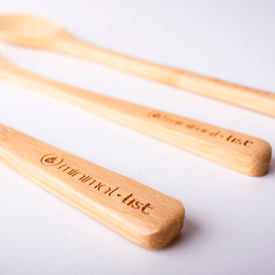Minimal List Bamboo Cutlery Set