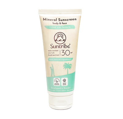 Suntribe All Natural Mineral Body & Face Sunscreen SPF 30 - 100ml