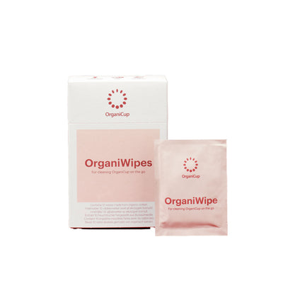 OrganiCup OrganiWipes 10 Μαντηλάκια