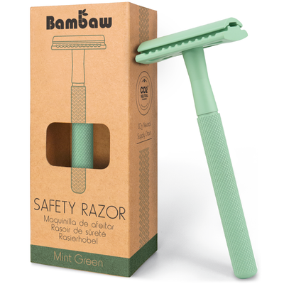 Bambaw Metal Safety Razor - Mint Green