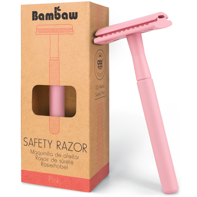 Bambaw Μεταλλικό Ξυραφάκι Ασφαλείας  - Pink