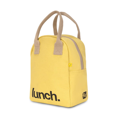 Fluf Lunch Bag With Zipper - Yellow