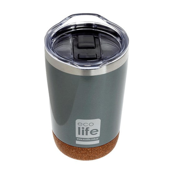 Ecolife Coffee Thermos Gray 370ml