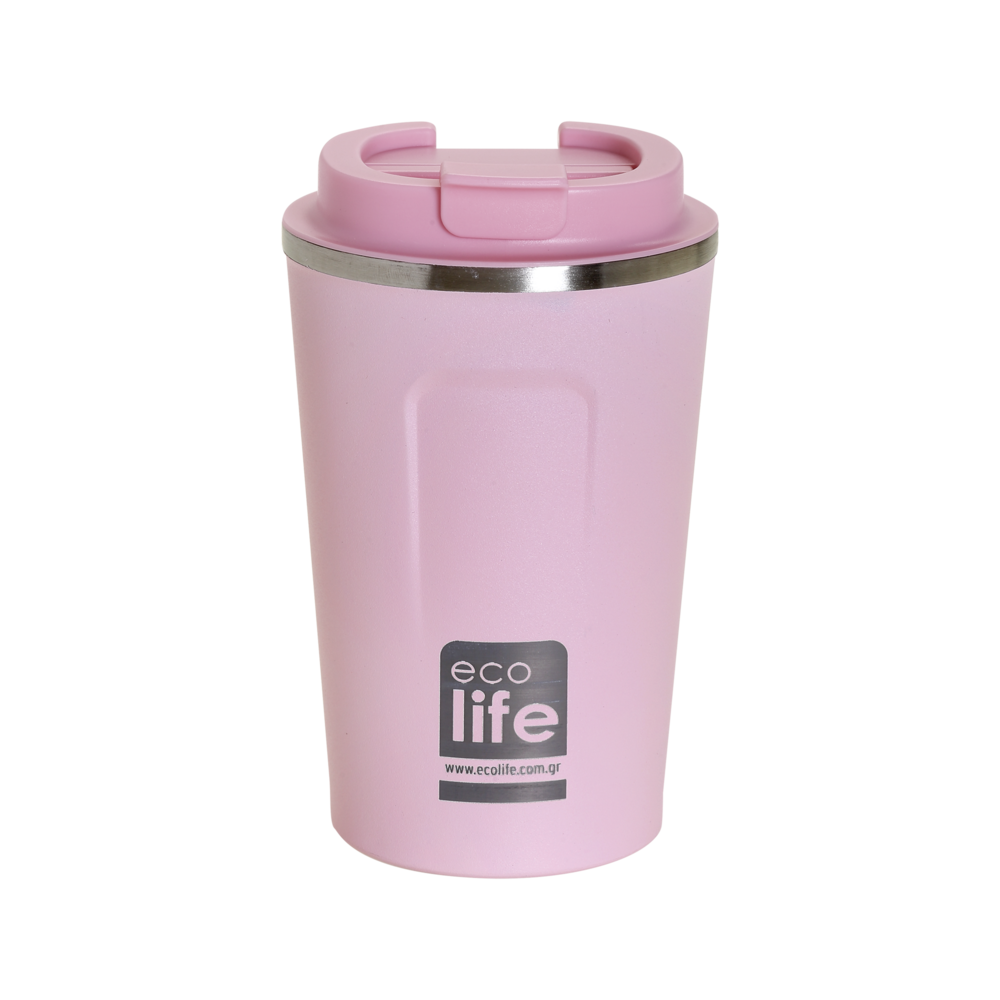 Ecolife Coffee Thermos Pink 370ml