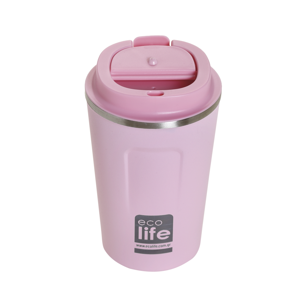 Ecolife Coffee Thermos Pink 370ml