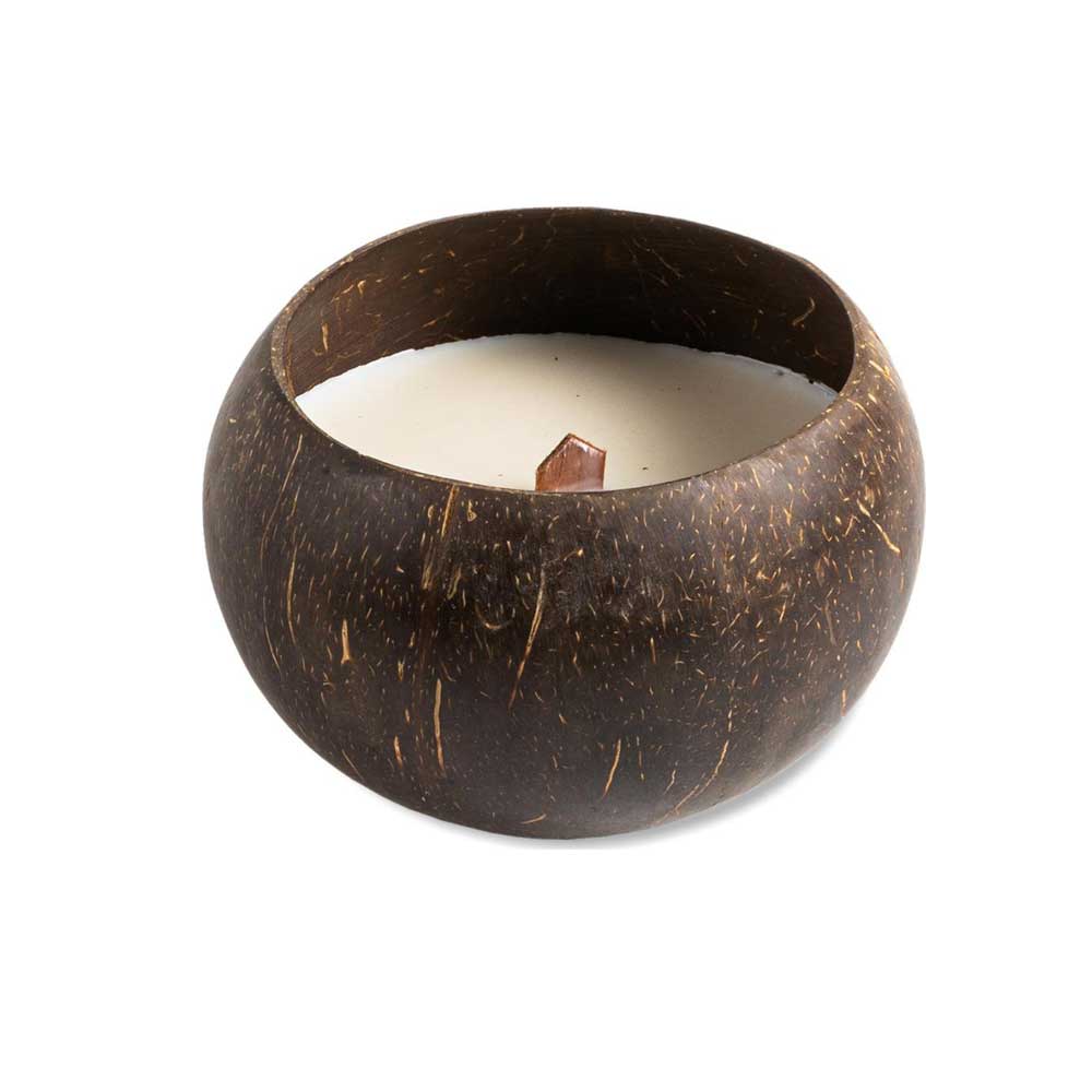 Green Elephant Coconut Candle (350-400 gr)  - Toasted Coconut