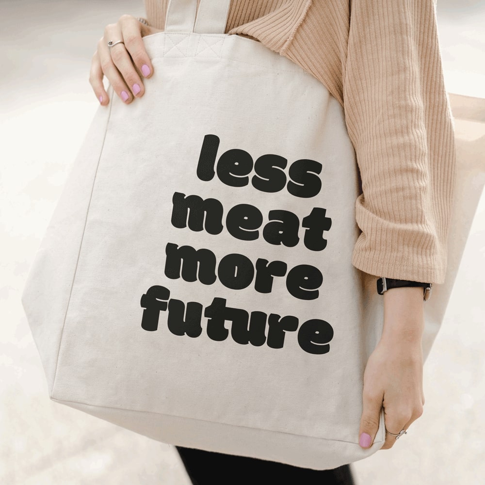 Goodbag Tσάντα "Less Meat"