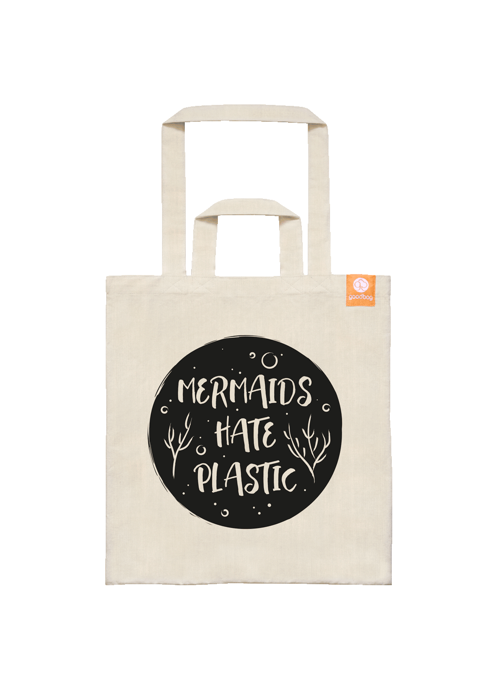 Goodbag Tσάντα "Mermaids Hate Plastic"