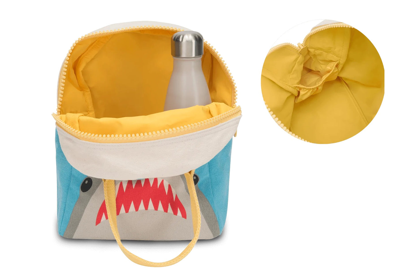 Fluf Lunch Bag With Zipper - Shark