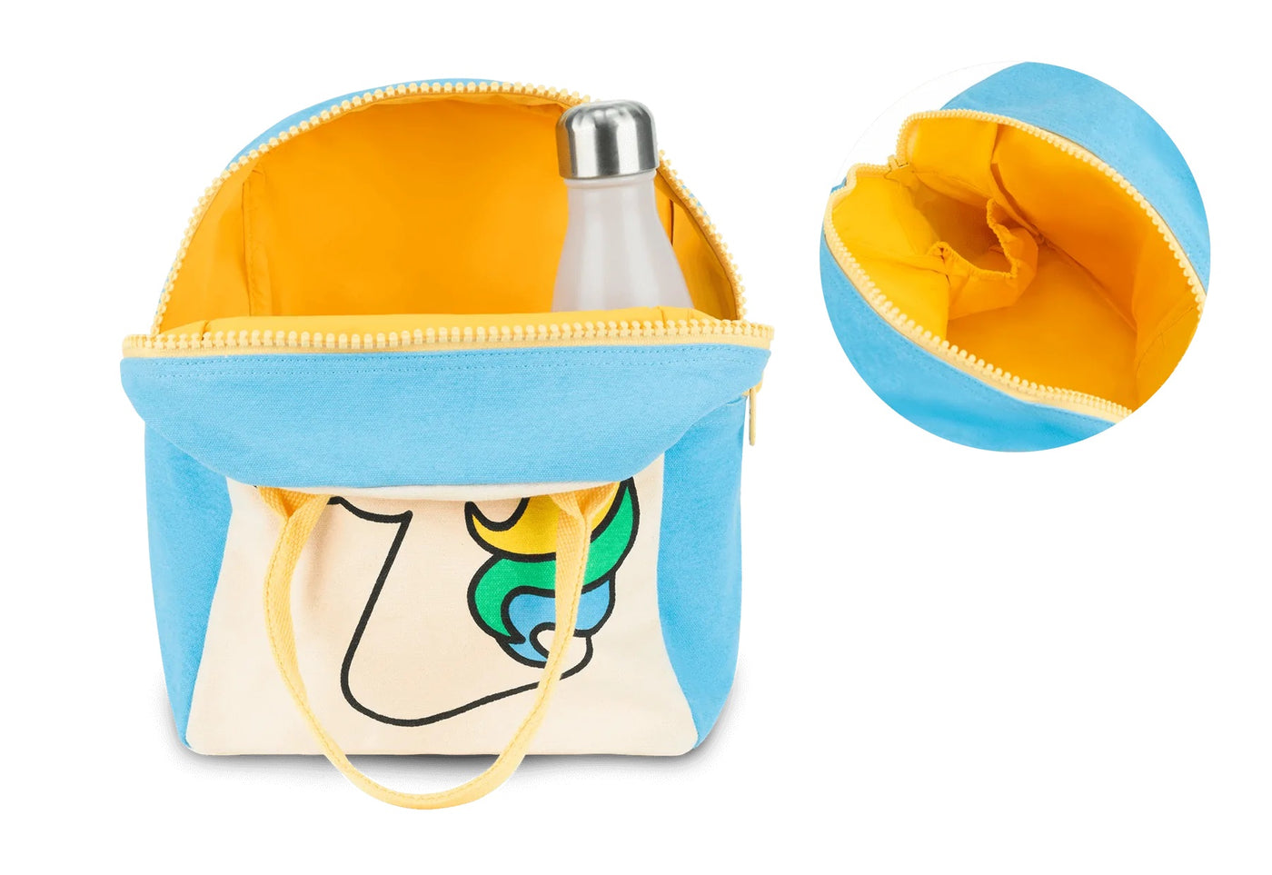 Fluf Lunch Bag With Zipper - Unicorn